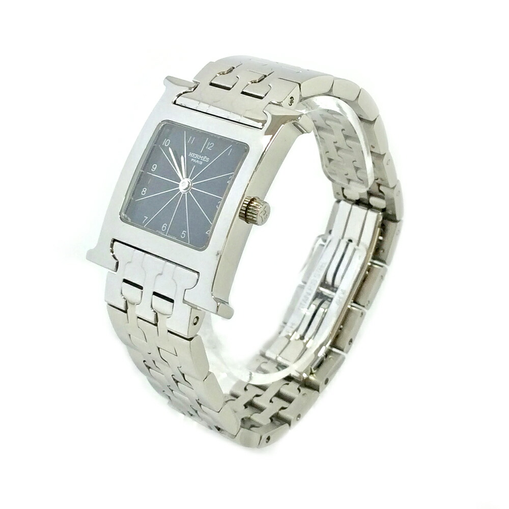 楽天市場】U【HERMES】 Hウォッチ HH1.210 SS ステンレス シルバー
