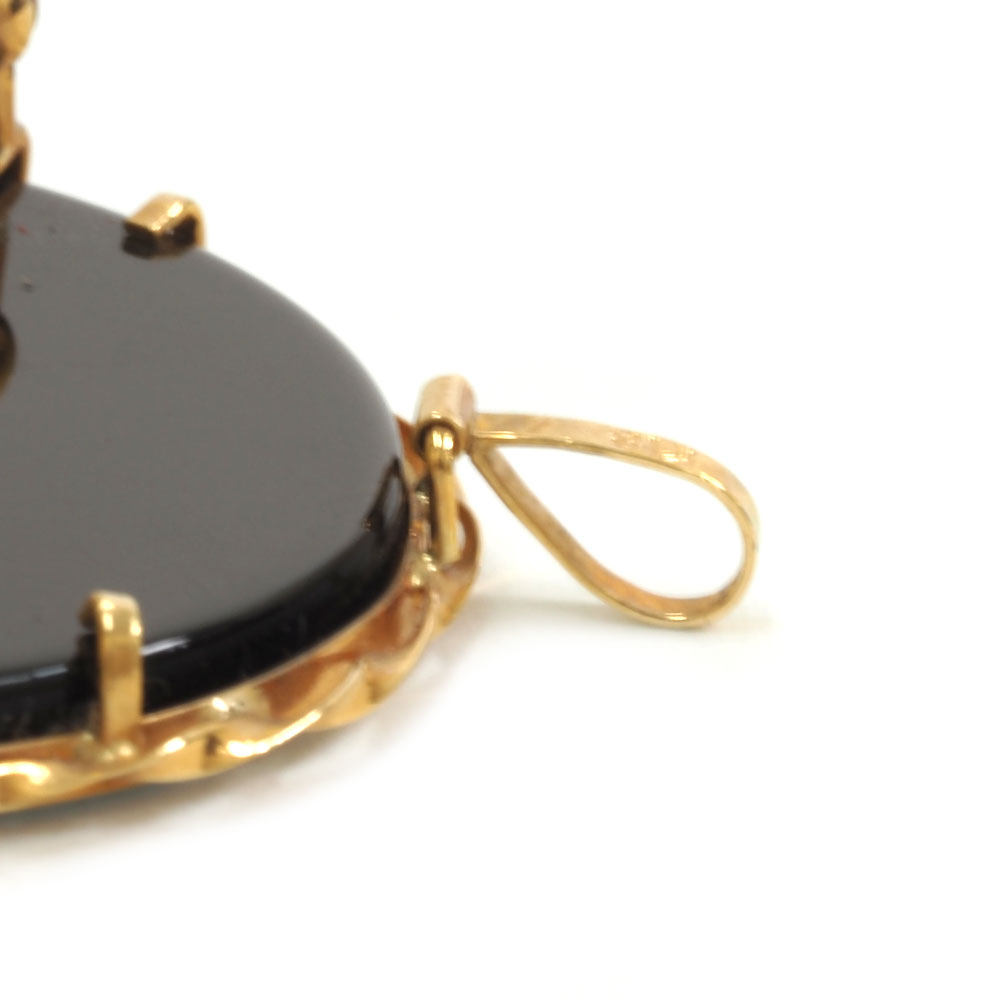 楽天市場】N【中古】【K18】カメオブローチ＆ペンダントトップ 約W3.0