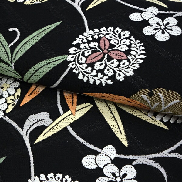 楽天市場】≪20%OFF/スーパーSALE≫志都香 名古屋帯 黒 仕立て付き