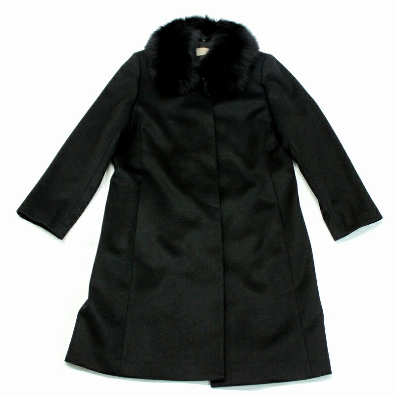 楽天市場】カシミヤコート レディース フォックス FOX ステンカラー
