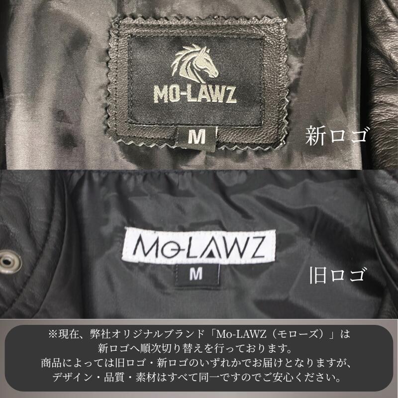 楽天市場】Mo-LAWS レザージャケット メンズ ダメージ風 ネイビー 紺色