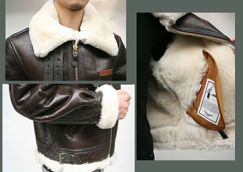 楽天市場】大きいサイズ レザージャケット 本革ジャケット AVIREX B-3