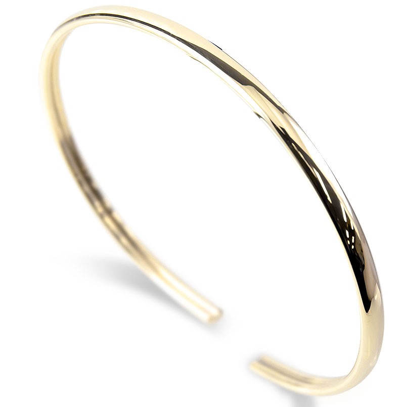 楽天市場】10金 バングル ブレスレット イエローゴールドk10 10k 軽量