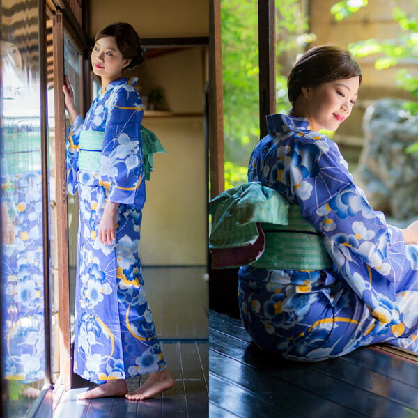 楽天市場】【Prices down】浴衣 レディース 浴衣と帯の2点セット「葡萄
