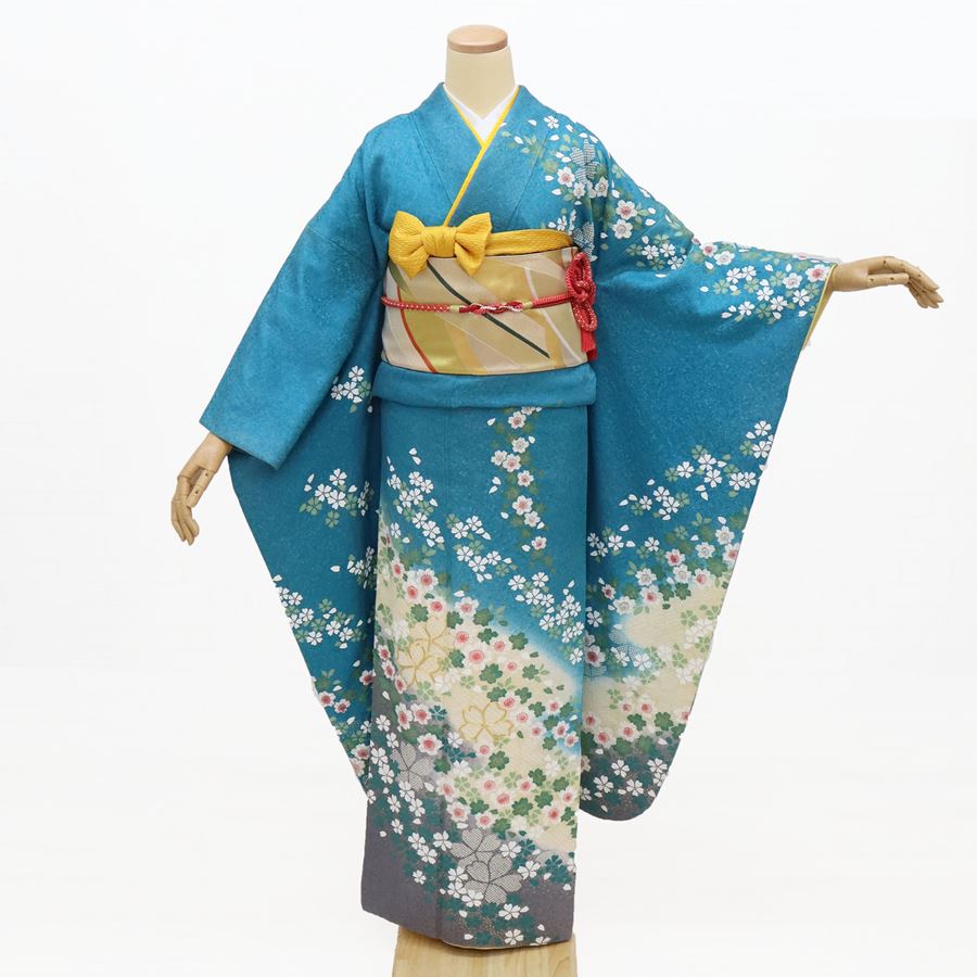 楽天市場】【1000円OFFクーポン対象】 振袖 中古 着物 単品販売 正絹