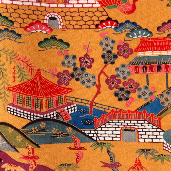 楽天市場】【成人式 振袖 レンタル】RS157 正絹 紅型 花鳥家フルセット