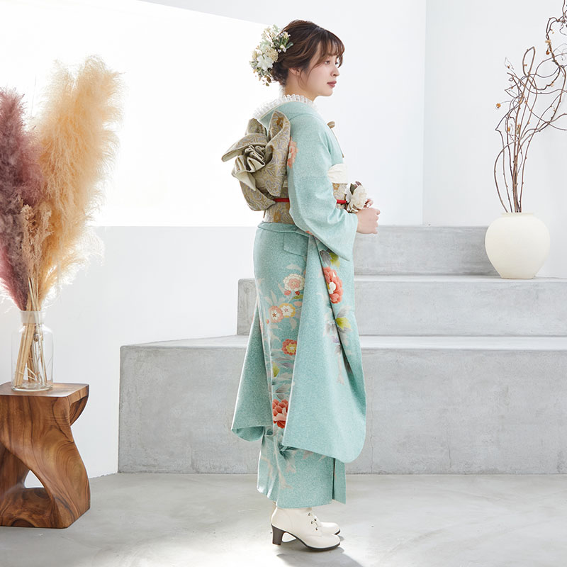 楽天市場】成人式早割クーポン10％オフ【振袖 レンタル】RS706 正絹