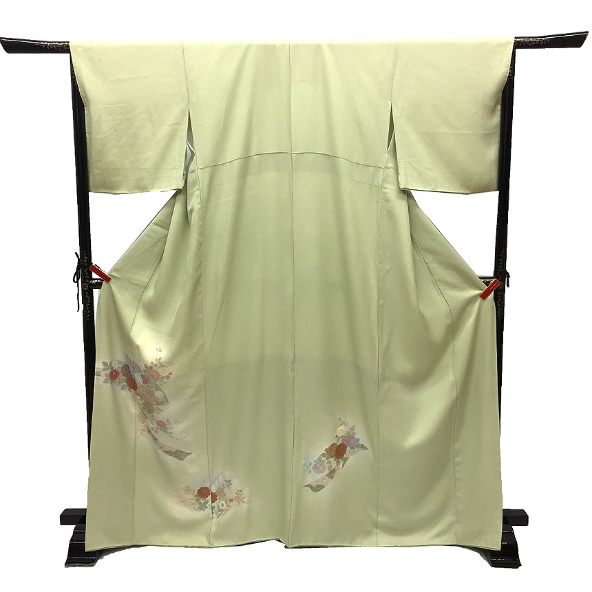 楽天市場】京やB068 正絹 特選 訪問着 汕頭刺繍 スワトウ刺繍 相良縫い