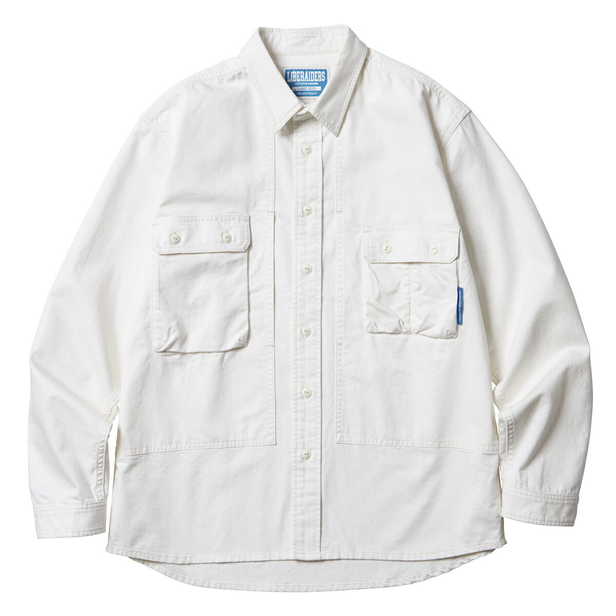 楽天市場】【30%OFF】Liberaiders UTILITY DENIM SHIRT(WHITE)(リベ