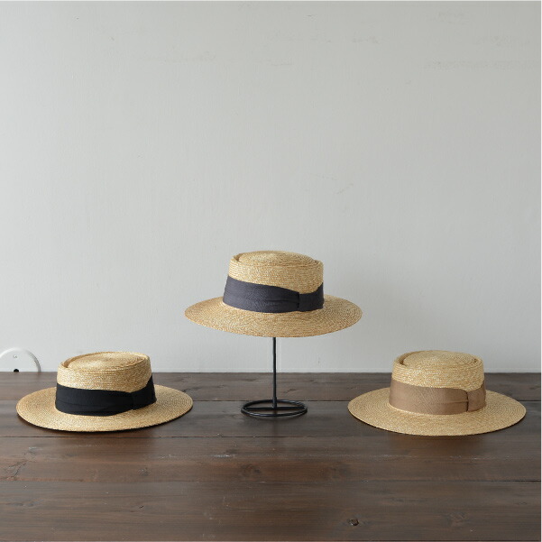 楽天市場】【在庫限り】田中帽子店 アルマ カンカン帽 つば広