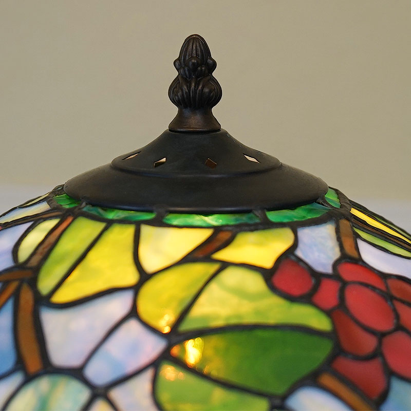 楽天市場】ステンドグラス ランプ 葡萄柄 ブドウ 限定品 シリアル