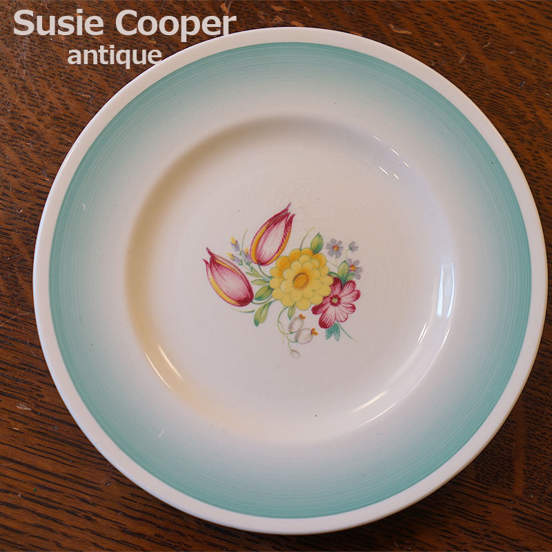 楽天市場】Susie Cooper スージークーパー ケーキ皿 プレート グリーン