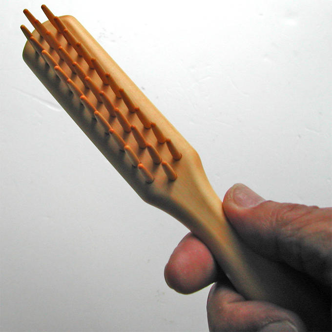 楽天市場】つげブラシ 3列 tb020a さつま つげ櫛 日本製 指宿 大分