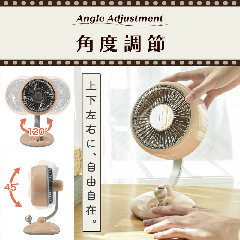 楽天市場】レトロファン 左右 自動首振り 卓上扇風機 風量調整 3段階