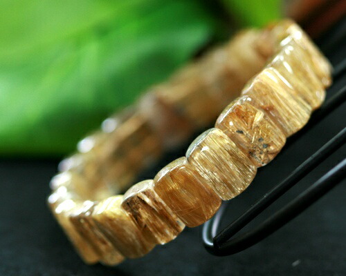 楽天市場】タイチンルチルクォーツ ブレスレット ゴールドルチル