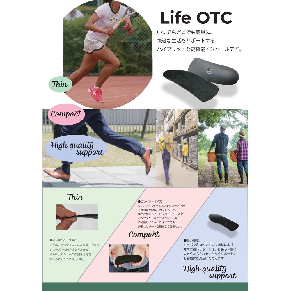 楽天市場】【全品10％OFFクーポン】『即日出荷』NWPL インソール Life