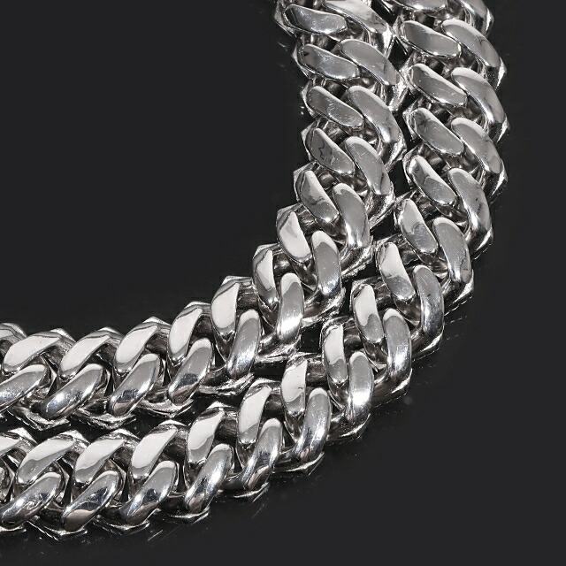 楽天市場】モアサナイト マイアミキューバンネックレス 15mm 925