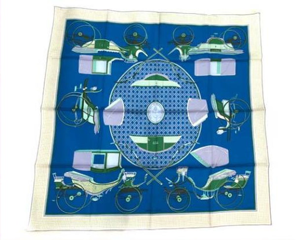 楽天市場】HERMES エルメス カレ90 スカーフ Les Voitures