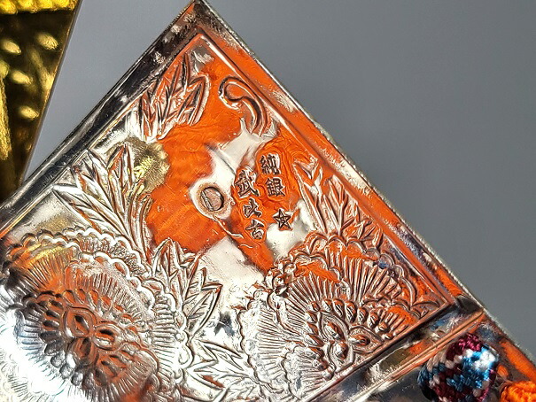 楽天市場】【中古品】 関武比古造 純銀 勝兜 置物 ガラスケース 木箱