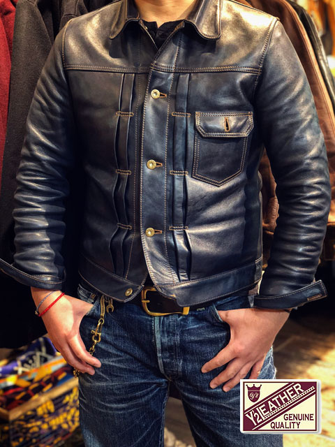 楽天市場】【 Y'2 LEATHER（ワイツーレザー） 】 IB-140 インディゴ