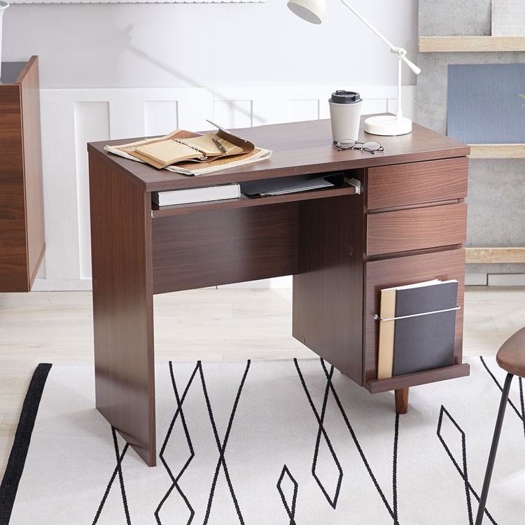 楽天市場】デスク 机 パソコンデスク 幅90 奥行45 コンパクト ワーク