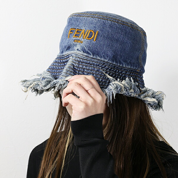 楽天市場】FENDI フェンディ Denim Backet Hat バケットハット ハット