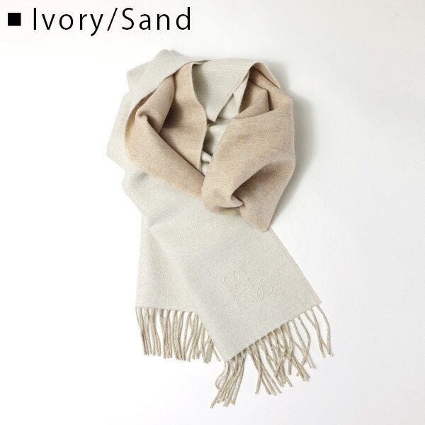 楽天市場】LOEWE ロエベ BICOLOR SCARF マフラー バイカラー ストール