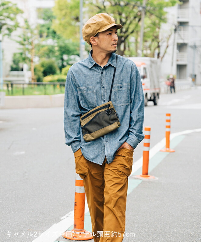 楽天市場】HIGHER ハイヤー JAPANESE PAPER CASQUETTE 綿/和紙ムラ