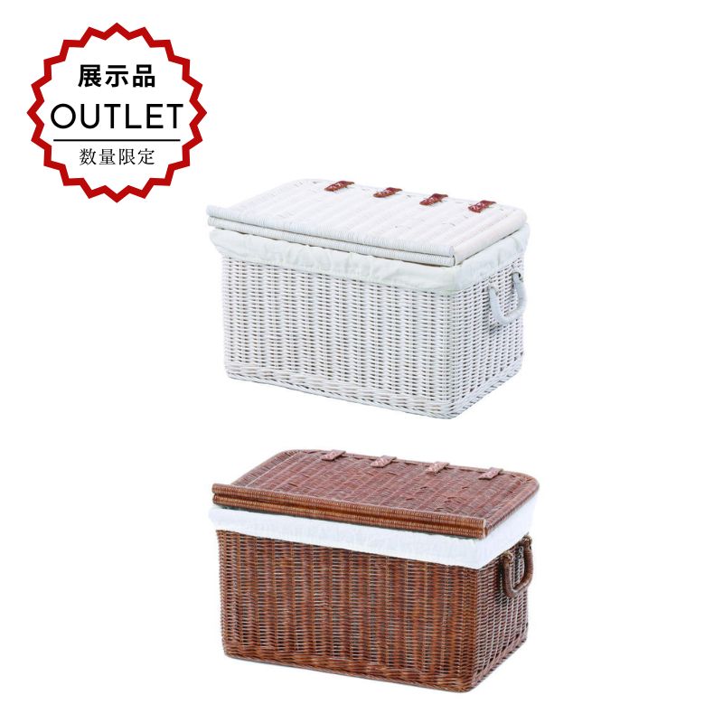 楽天市場】【展示品処分・アウトレット】収納ボックス バスケット 蓋