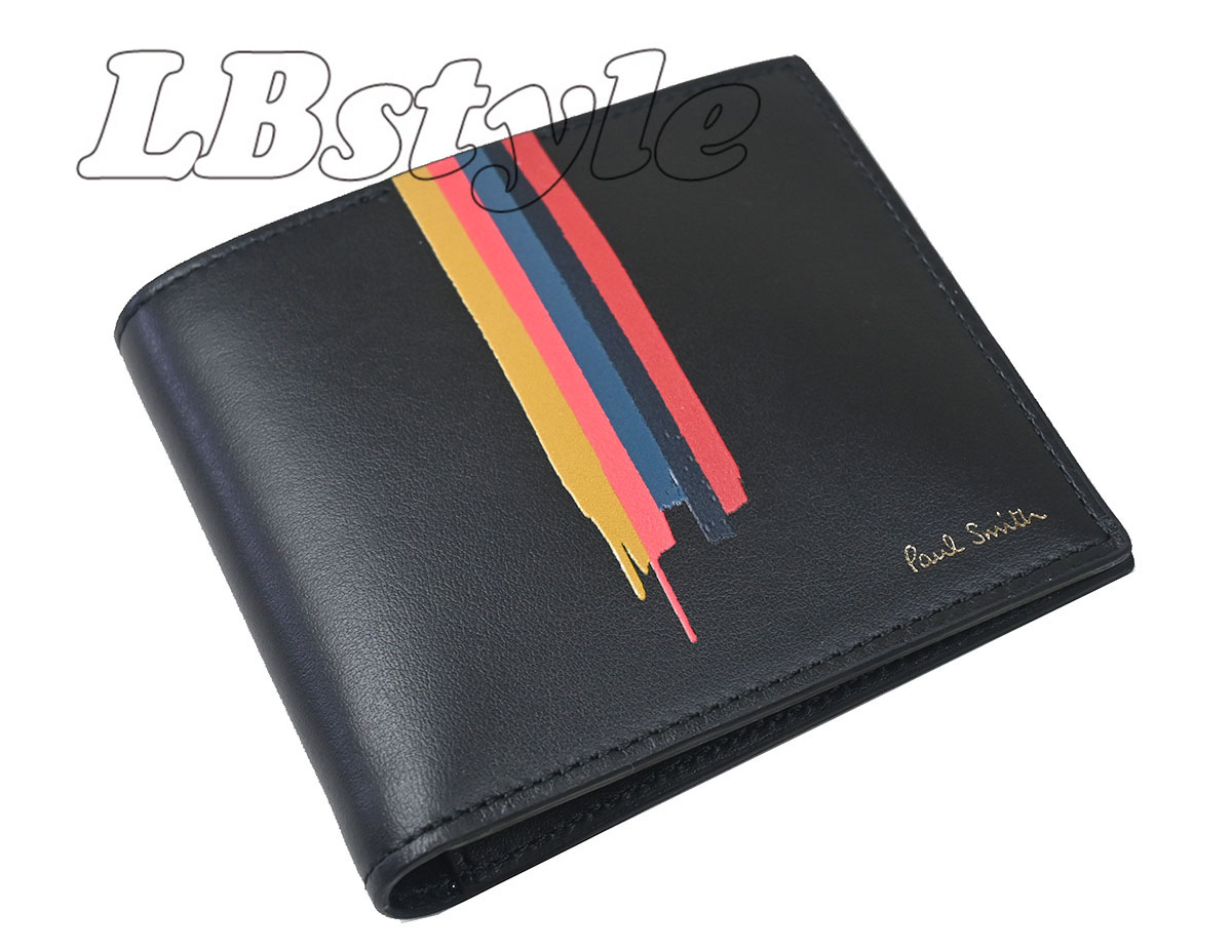 楽天市場】ポールスミス メンズ二つ折り財布 ストライプの通販