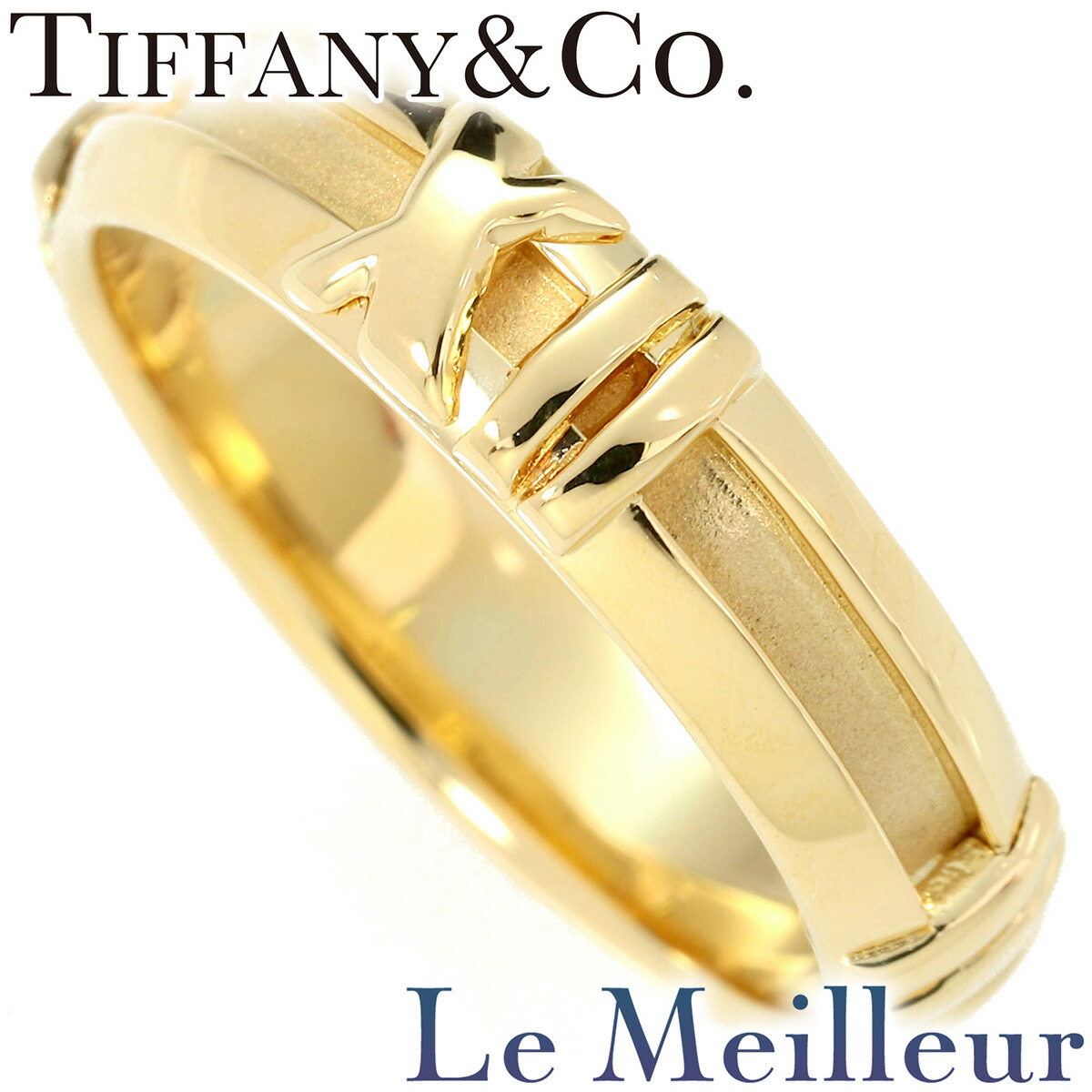 楽天市場】ティファニー アトラス ニューメリック リング 指輪 K18 9号