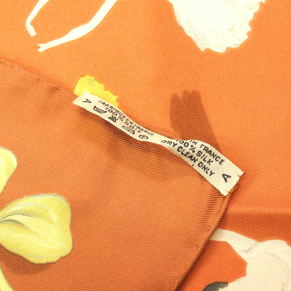 楽天市場】美品 エルメス カレ90 ラ ダンス LA DANCE シルク ブラウン