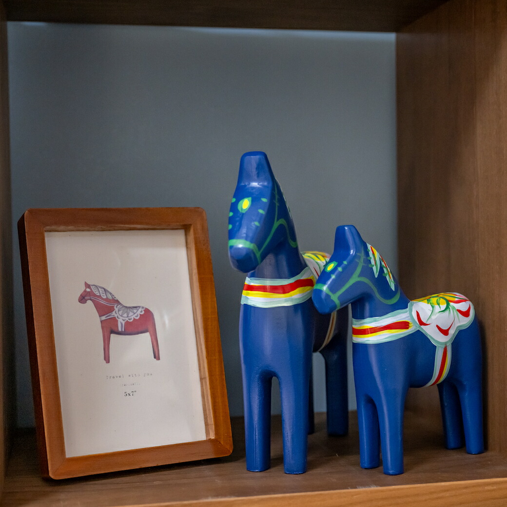 楽天市場】ダーラナホース ダーラへスト 大 小 2個セット 北欧 北欧