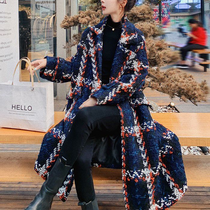 楽天市場】秋冬 新作 2025 2color チェック柄 チェスター コート