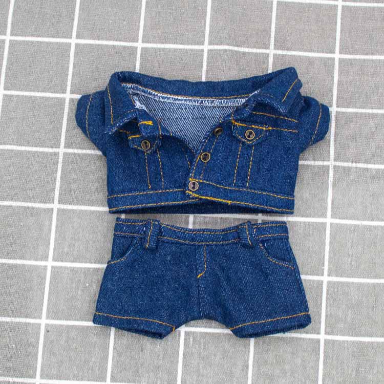 楽天市場】ぬいぐるみ服 デニムジャケット デニムパンツ 上下セット