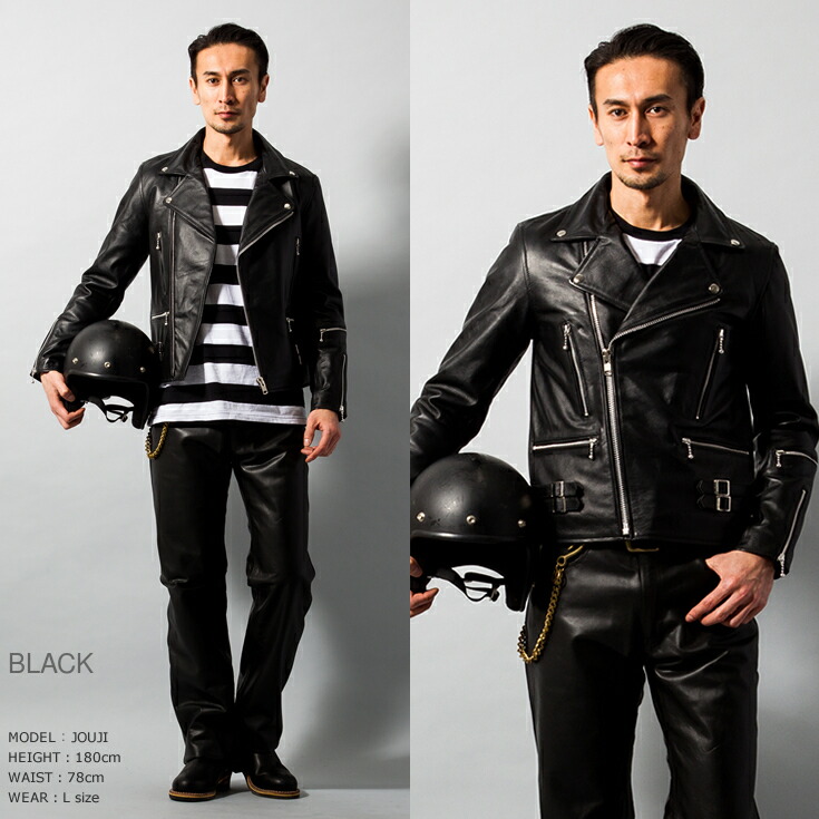 楽天市場】Horn Works 本革 UKダブルライダースジャケット メンズ