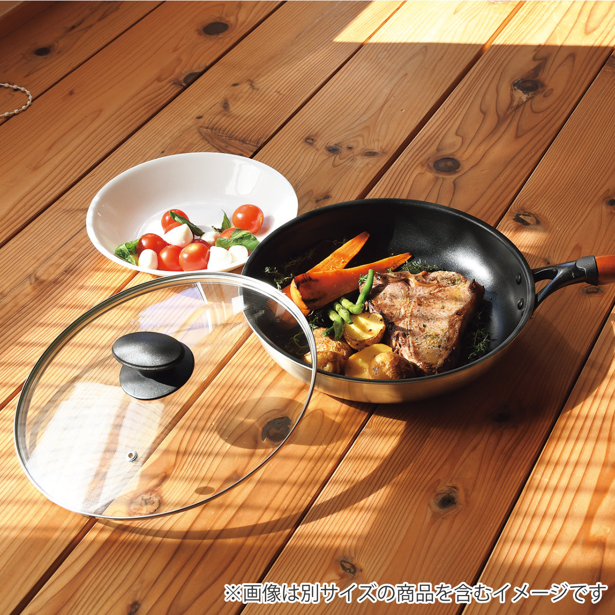 楽天市場】フライパン 蓋 24cm用 強化ガラス製 鍋蓋 クックプラス