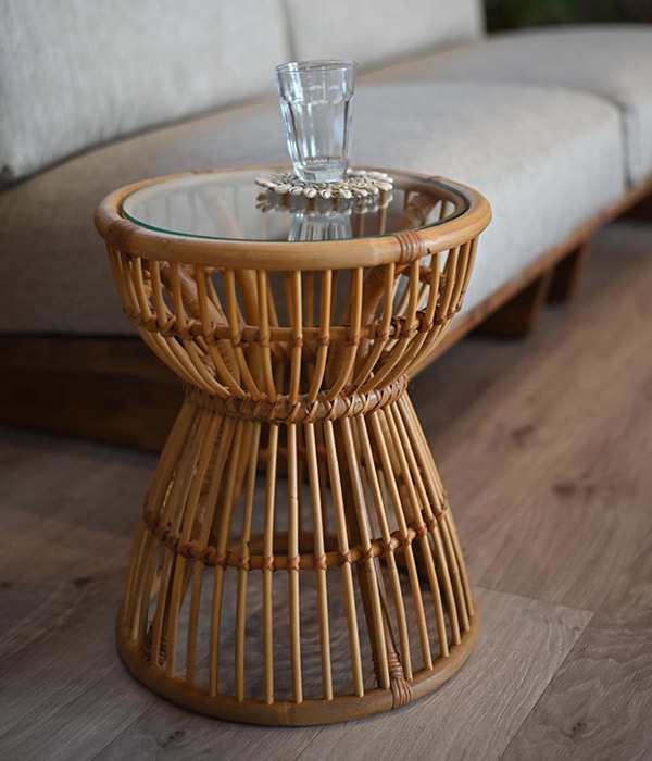 楽天市場】ローテーブル ガラス天板 ハワイアンリゾート風 ラタン製