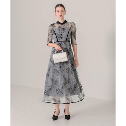 楽天市場】レジャ Leja 配色パピングプチハイネック花柄刺繍ラメレース