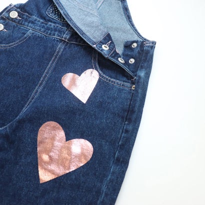 楽天市場】デシグアル Desigual ハート デニムサロペット （ブルー