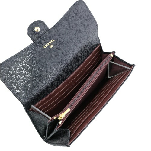 楽天市場】シャネル CHANEL 長財布 レディース マトラッセ ブラック