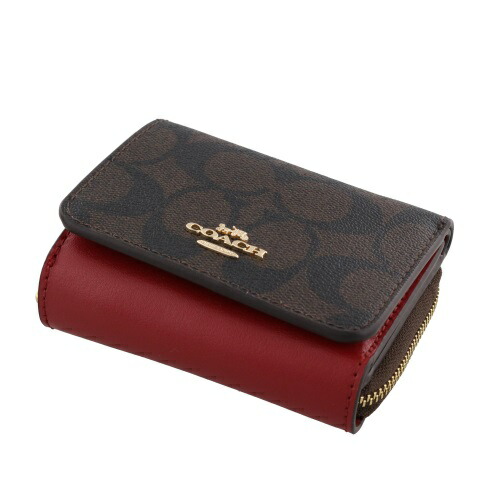 楽天市場】コーチ アウトレット COACH 三つ折り財布 シグネチャー