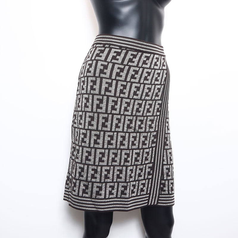 楽天市場】【最大15%OFF】フェンディ FENDI 42 ズッカ柄 スカート
