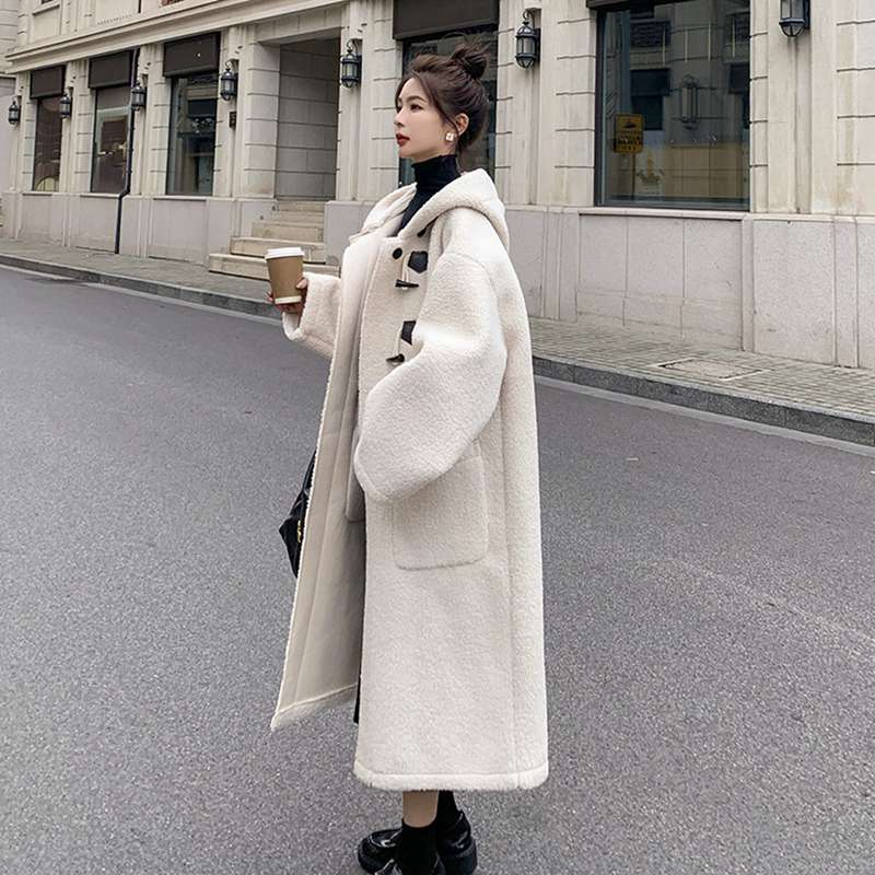 楽天市場】ロングコート カシミヤ レディース アウター フード付き