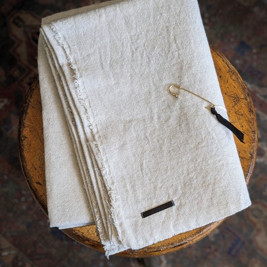 楽天市場】Honnete オネットWIDE STOLEWOOL LINEN WASHED TWILL