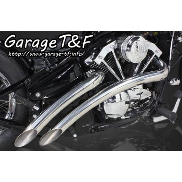 楽天市場】ガレージT&F ベントマフラー（ステンレス） タイプ1