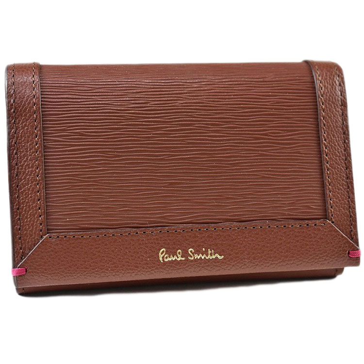 Paul Smith ブラウンレザー 名刺入れカード入れ箱付き！ - Paul Smith