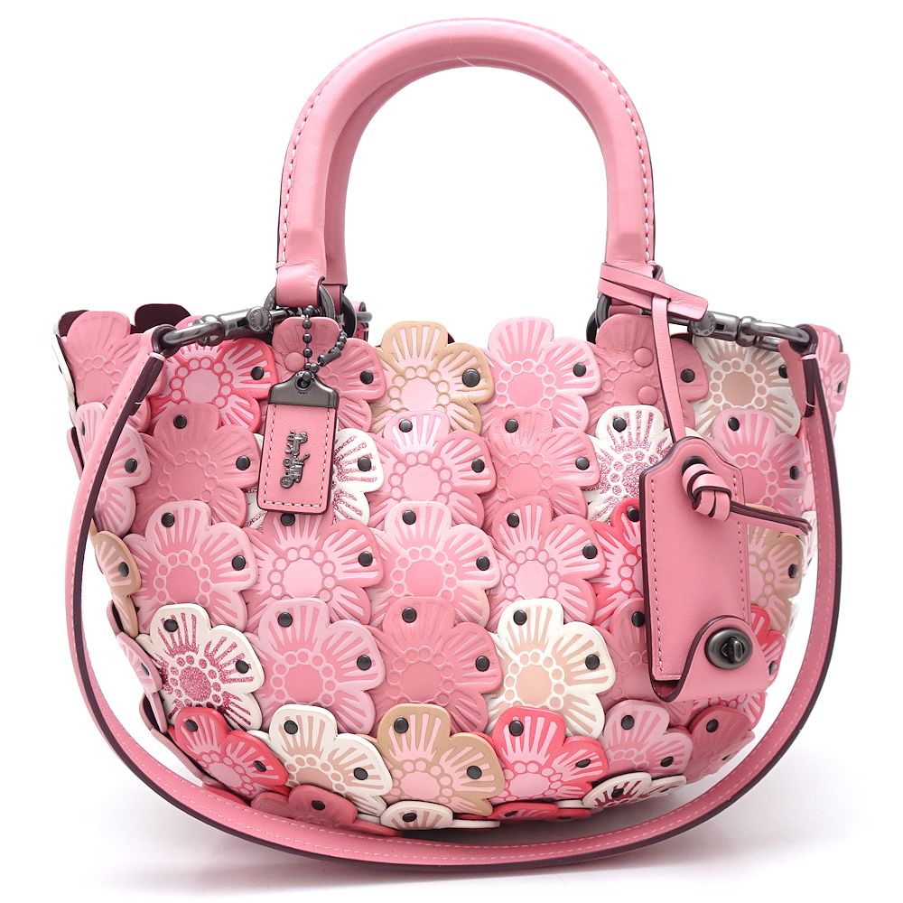 楽天市場】COACH コーチ ティーローズバスケットバッグ 67702 2Way