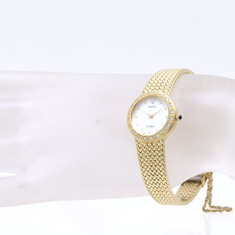 楽天市場】SEIKO セイコー エクセーヌ ダイヤモンドベゼル 4N20-0390