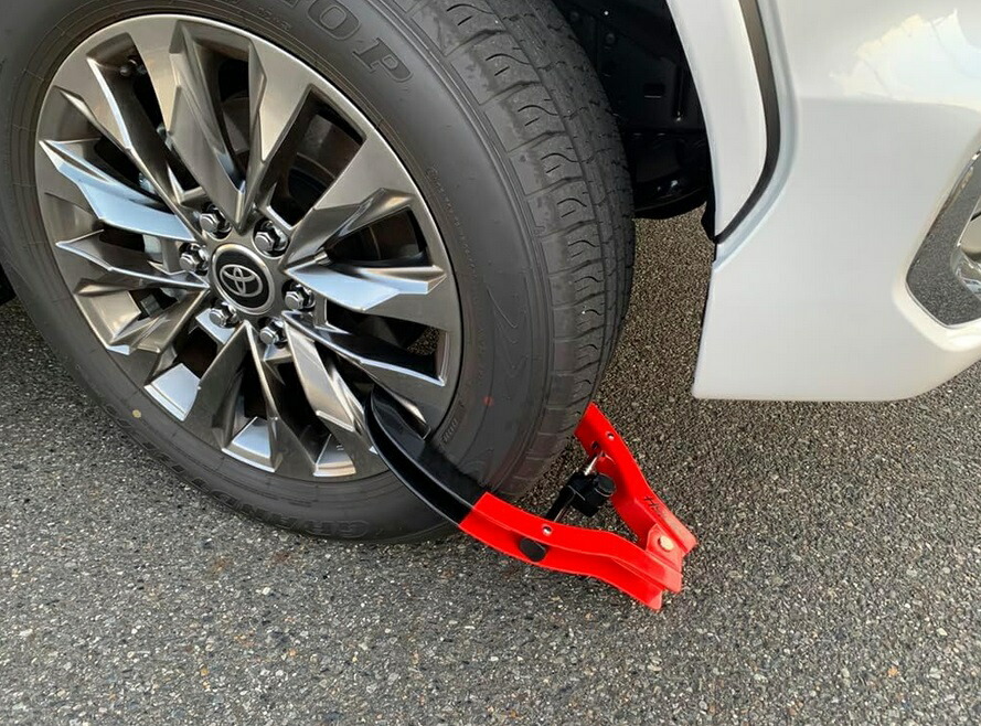 楽天市場】HORNET(ホーネット) タイヤロック LT-51R 赤色 自動車盗難